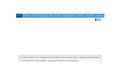 Desktop Screenshot of cycle4sickchildren.com